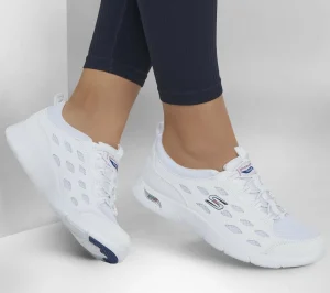 SKECHERS Arch Fit Refine BRANCO / NAVY Sale
