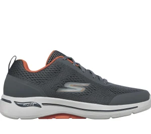 SKECHERS GOwalk Arch Fit - Idyllic CARVÃO / LARANJA Online