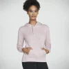 SKECHERS Signature Pullover Hoodie ROSA / LAVANDA New