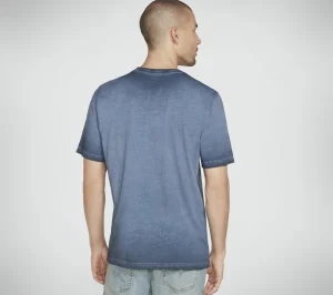 SKECHERS Skech-Dye Americana 92 Tee Shirt NAVY Fashion