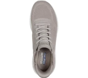 SKECHERS Slip-ins: BOBS Sport Squad Chaos TAUPE Flash Sale