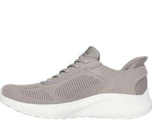 SKECHERS Slip-ins: BOBS Sport Squad Chaos TAUPE Flash Sale