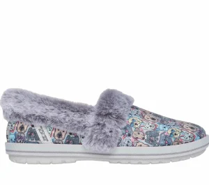 SKECHERS Slip-ins: BOBS Too Cozy - Family Tree CINZENTO / MENTA Sale