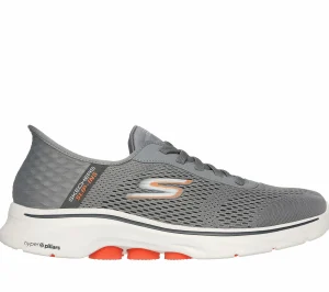SKECHERS Slip-ins: GO WALK 7 - Free Hand 2 CINZENTO / LARANJA Store