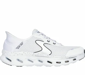 SKECHERS Slip-ins: GO WALK Glide-Step 2.0 BRANCO / PRETO Fashion