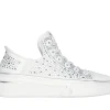 SKECHERS Slip-ins: Snoop One - Rhine-Stoned BRANCO New