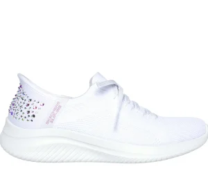 SKECHERS Slip-ins: Ultra Flex 3.0 - Shining Glitz BRANCO Best