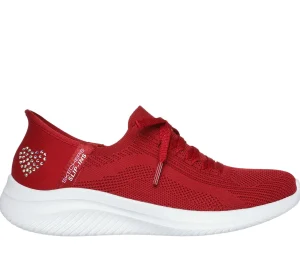 SKECHERS Slip-ins: Ultra Flex 3.0 - Heart Me VERMELHO New