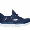 SKECHERS Slip-ins Waterproof: Summits - Best Choice NAVY / CORAL Outlet