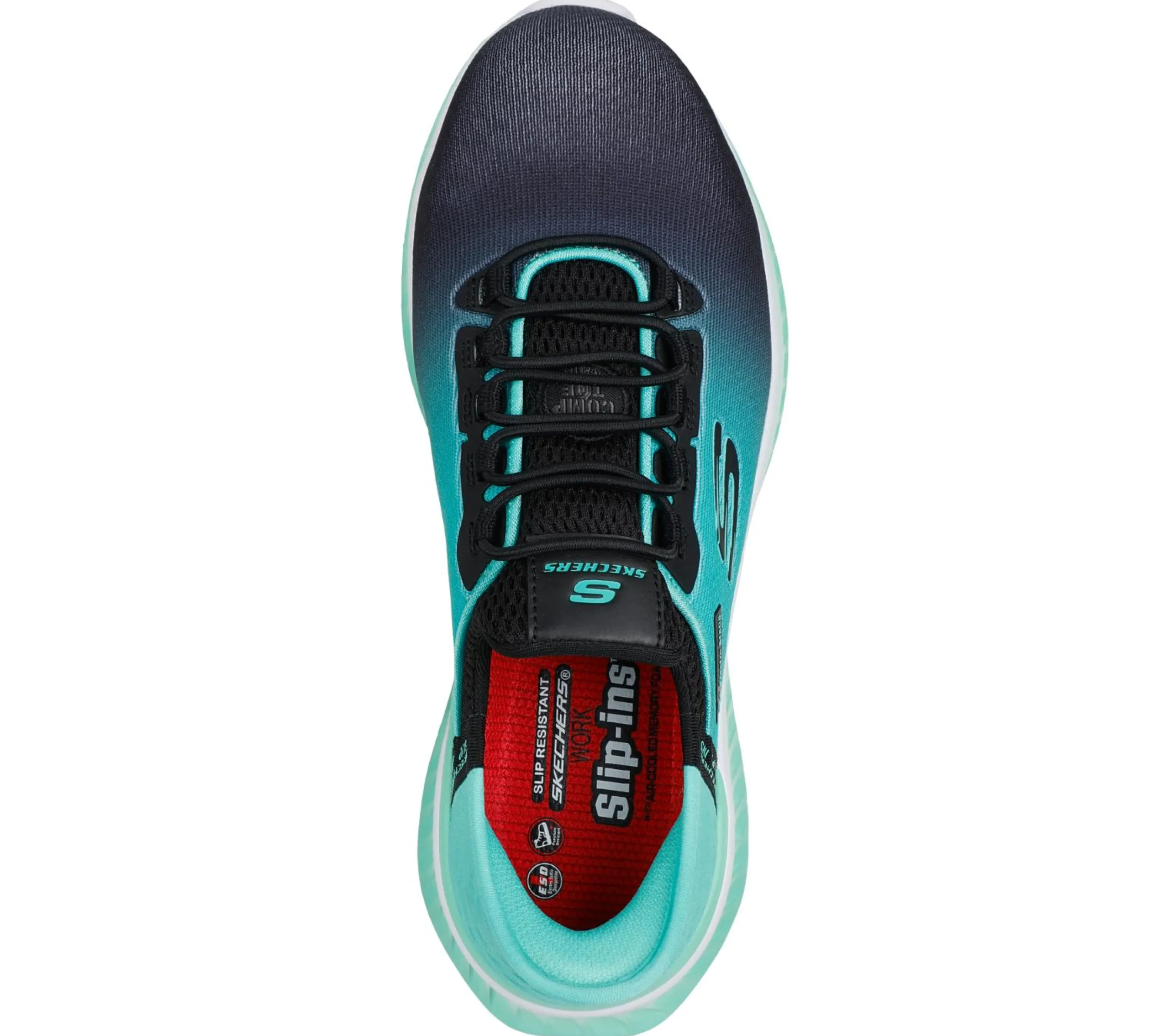 skechers_slipins_work_til_1.webp SKECHERS Slip-ins Work: Tilido - Ombray PRETO / VERDE AZULADO Sale