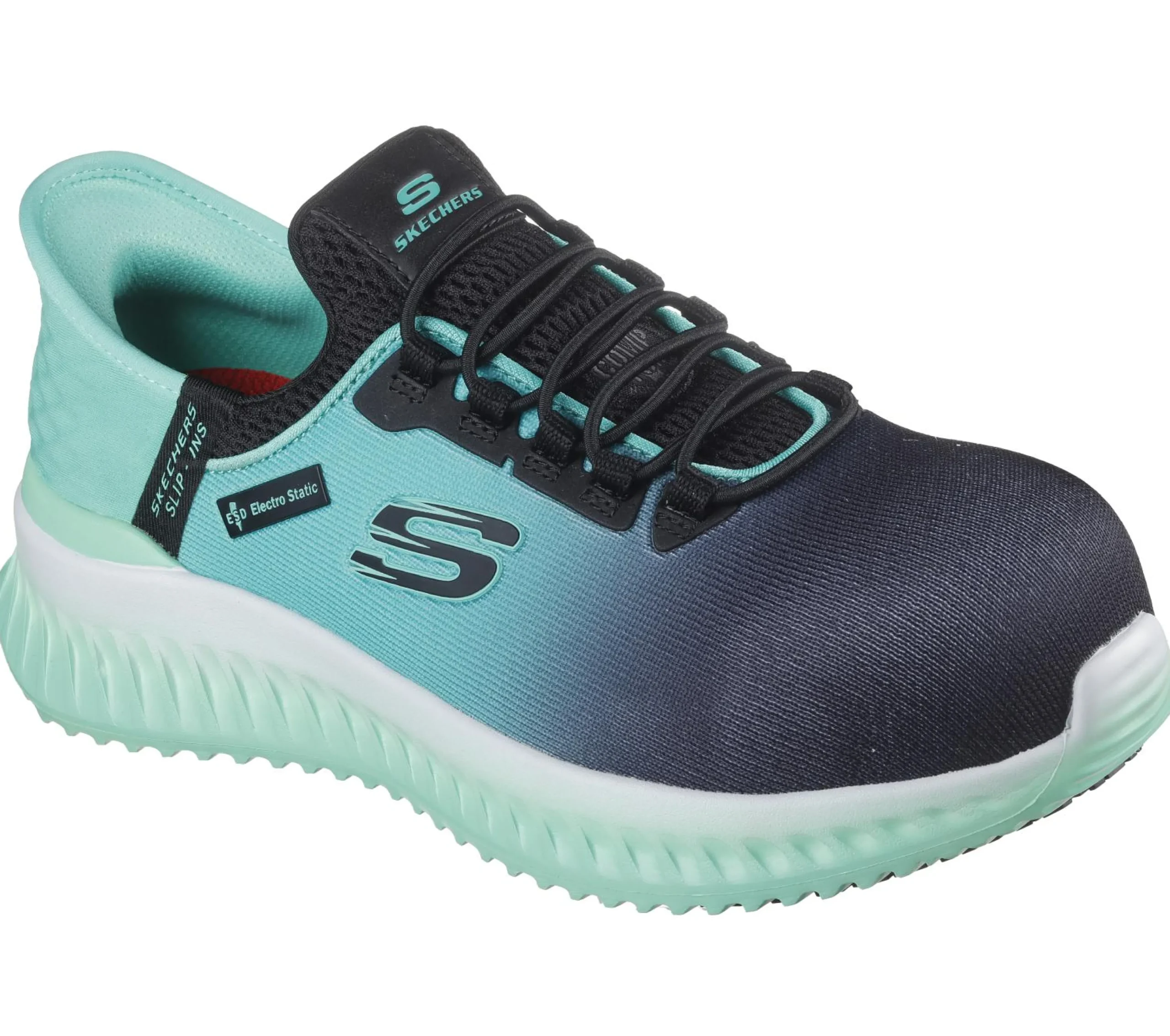 skechers_slipins_work_til_4.webp SKECHERS Slip-ins Work: Tilido - Ombray PRETO / VERDE AZULADO Sale