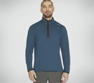 SKECHERS Skech-Knits Burst 1/4 Zip AZUL CELESTE Store