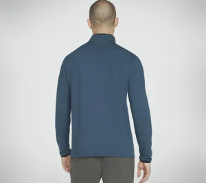 SKECHERS Skech-Knits Burst 1/4 Zip AZUL CELESTE Store