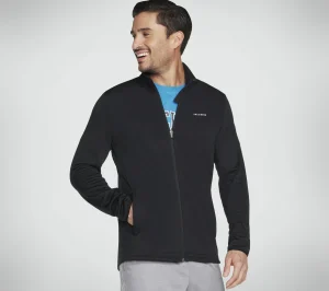 SKECHERS SKECH-KNITS ULTRA GO Thermal Full Zip Jacket PRETO Clearance