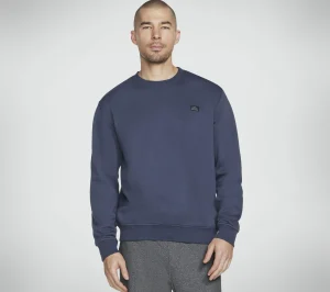 SKECHERS SKECH-SWEATS Definition Crew CARVÃO / NAVY Discount