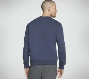SKECHERS SKECH-SWEATS Definition Crew CARVÃO / NAVY Discount