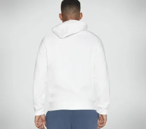 SKECHERS SKECH-SWEATS Motion Pullover Hoodie BRANCO New