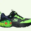 SKECHERS S-Lights: Creature-Lights PRETO / LIMA Flash Sale