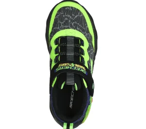SKECHERS S-Lights: Creature-Lights PRETO / LIMA Flash Sale