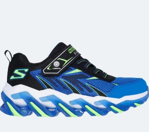 SKECHERS S-Lights: Mega-Surge 2.0 PRETO / LIMA Best