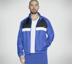 SKECHERS Speed Elite Track Jacket AZUL / VERDE Shop