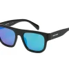 SKECHERS Square Sunglasses PRETO Flash Sale