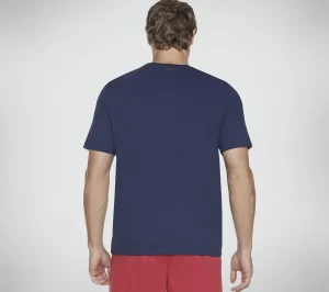 SKECHERS Strikethrough Tee NAVY Online
