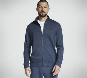 SKECHERS The Hoodless Hoodie GO WALK Everywhere Jacket NAVY Sale