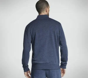 SKECHERS The Hoodless Hoodie GO WALK Everywhere Jacket NAVY Sale