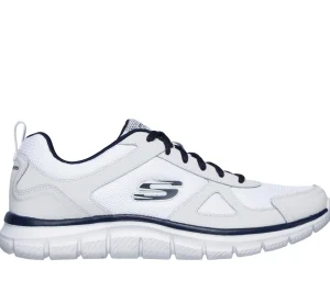 SKECHERS Track BRANCO / NAVY Cheap