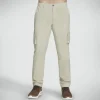SKECHERS Twill Downtown Solid Cargo Pant NATURAL Flash Sale