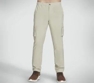 SKECHERS Twill Downtown Solid Cargo Pant NATURAL Flash Sale