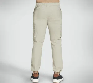 SKECHERS Twill Downtown Solid Cargo Pant NATURAL Flash Sale