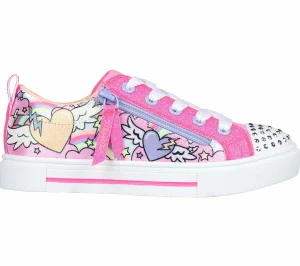 SKECHERS Twinkle Toes: Twinkle Sparks - Flying Hearts ROSA CHOQUE / MULTICOR Store