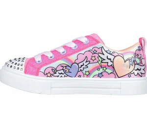 SKECHERS Twinkle Toes: Twinkle Sparks - Flying Hearts ROSA CHOQUE / MULTICOR Store