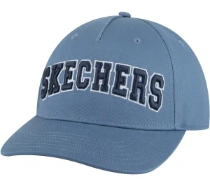 SKECHERS University Baseball Hat AZUL / CINZENTO New