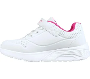 SKECHERS Uno Lite BRANCO / ROSA CHOQUE Best Sale