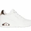 SKECHERS Uno Wedge - HI Steps BRANCO Clearance