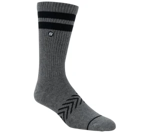 SKECHERS Varsity Crew Socks - 1 Pair CINZENTO Cheap