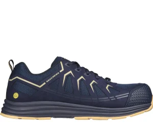 SKECHERS Work: Malad II Comp Toe NAVY / CAMEL Hot