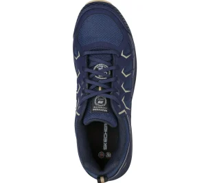 SKECHERS Work: Malad II Comp Toe NAVY / CAMEL Hot