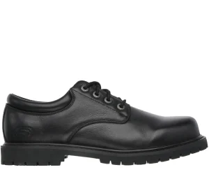 SKECHERS Work Relaxed Fit: Cottonwood - Elks SR PRETO Flash Sale